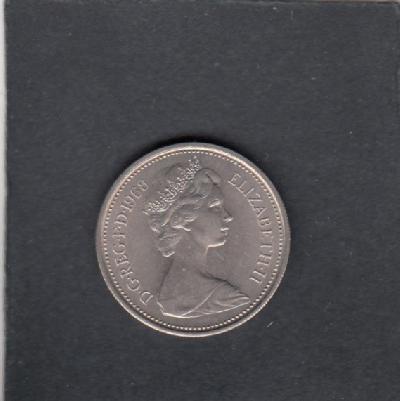 Beschrijving: 5 Pence ELIZABETH II  